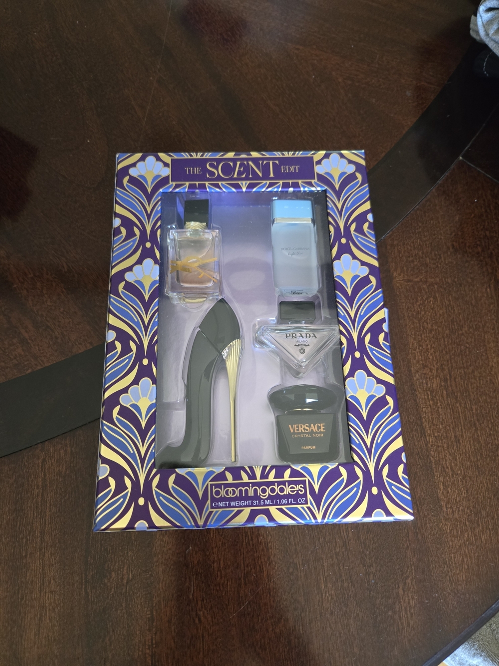 Bloomingdale's Discovery Collection Purple and Gold Box Set